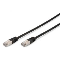Digitus CAT 5e SF-UTP patch cable, Cu, PVC AWG 26/7, length 3 m, color black