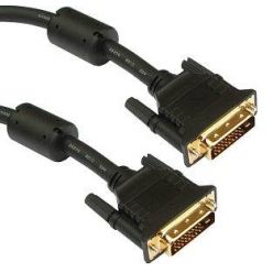 PremiumCord DVI-D propojovací kabel, dual-link, 3m, černý