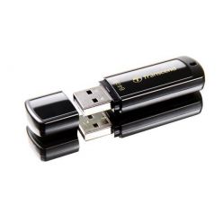 Transcend JetFlash 350 - 64GB, flash disk, USB 2.0, černý