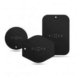 Sada náhradních plíšků k magnetickým držákům FIXED Icon Plates, černá