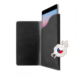 Kožené pouzdro FIXED Pocket Book pro Apple iPhone X/XS/11 Pro, šedé