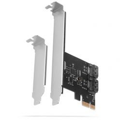 AXAGON PCES-SA2N, interní 2-portový SATA III řadič, ASM1061, LP, PCIe