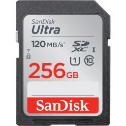 SanDisk Ultra 256GB SDXC paměťová karta, 150MB/s, Class 10, UHS-I