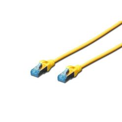 Digitus CAT 5e SF-UTP patch cable, PVC AWG 26/7, length 5 m, color yellow