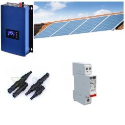 Solarmi GridFree 1000 solární elektrárna: 1kW GTIL měnič s limiterem + 4x 290Wp solární panel