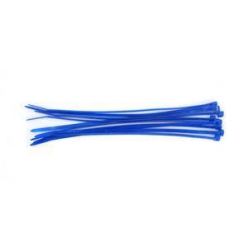 Sada 10ks svazovacích pásků 2.5mm x 100mm v UV modrém provedení