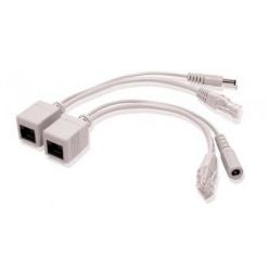 WiFiHW • POE-PAS • Power-over-Ethernet kabelová sada (slučovač+rozbočovač)