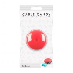 Kabelový organizér Cable Candy Donut, růžový
