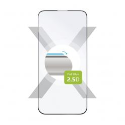 Ochranné tvrzené sklo FIXED Full-Cover pro Apple iPhone 14 Pro Max, lepení přes celý displej, černé