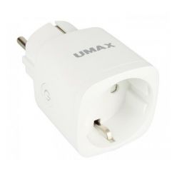 UMAX chytrá zásuvka U-Smart Wifi Plug Mini/ Wi-Fi/ 1x zástrčka/ Amazon Alexa/ Google Assistant/ Android/ iOS/ bílá