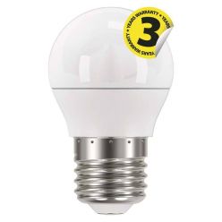Emos LED žárovka MINI GLOBE, 6W/40W E27, studená bílá, 470 lm