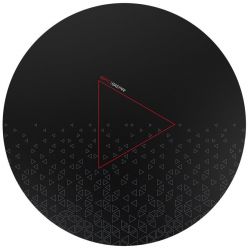 SPC Gear ochranná podložka na podlahu 110C kulatá / průměr 110cm / černočervená