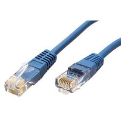 UTP patchkabel kat. 5e, 15m, modrý, Roline