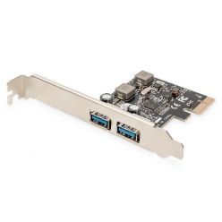 DIGITUS USB 3.0, 2-portová, přídavná karta PCI Express