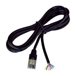 Virtuos univerzální kabel bez konektoru pro výrobu k pokladním zásuvkám, černý