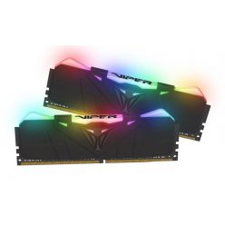 Patriot Viper RGB Black 2x8GB DDR4 3200MHz CL16, DIMM