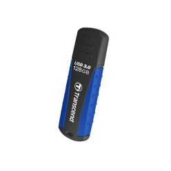 Transcend JetFlash 810 - 128GB, flash disk, USB 3.0, černo/modrý