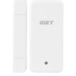 iGET Security  M3P4 Bezdrátový magnetický senzor pro dveře/okna k alarmu M3, detekce při otevření (oddálení magnetu)