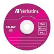 Verbatim CD-RW Colour, 700MB, 12x, 5ks, slim case