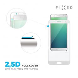 Ochranné tvrzené sklo FIXED Full-Cover pro Motorola Moto G5S, přes celý displej, bílé, 0.33 mm