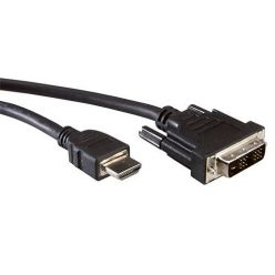 DVI-HDMI kabel, DVI-D(M) - HDMI M, 2m