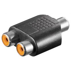 PremiumCord Adaptér 1x Cinch female - 2x Cinch female