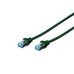 Digitus CAT 5e SF-UTP patch cable, PVC AWG 26/7, length 2 m, color green