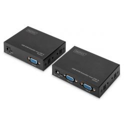 Digitus KVM Extender USB, 1 místní + 1 vzdálený uživatel do 200M (CAT5, UTP), rozlišení 1920X1080 při 60 Hz