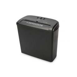 Digitus Skartovač papíru X5 bez otvoru pro CD / DVD / kreditní karty Velikost řezu: 4x40 mm, řezací kapacita: 5 listů