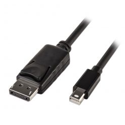 PremiumCord propojovací kabel DisplayPort 1.2, DP -> mDP, 1m, černý