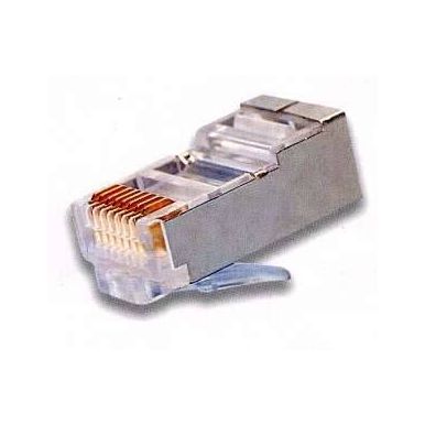 Konektor RJ45 stíněný STP CAT5, drát, 1ks