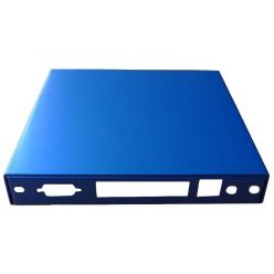 Montážní krabice CASE1D4Blue, 4x LAN, 2x SMA, USB, modrá