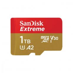 SanDisk Extreme 1TB microSDXC karta, 190R/130W + adaptér