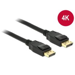Delock Displayport 1.2 kabel samec > Displayport samec 4K 1m