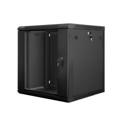 Nástěnný rack 19' 12U 600X600mm černý