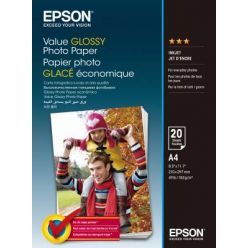 EPSON Value Glossy Photo Paper, A4, 183g, 20 listů