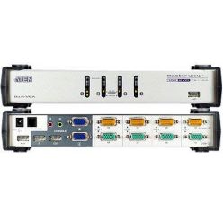 ATEN KVM switch CS-1744 USB 4PC, OSD, Audio