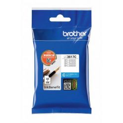 Brother LC-3617C, cartridge azurová (550 str.)