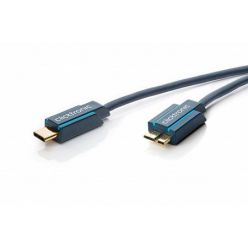 Clictronic microUSB B(M)  -> USB-C(M), 5Gbps, 1m