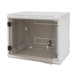 Triton 19" rozvaděč jednodílný 4U/400mm, celoskleněné dveře