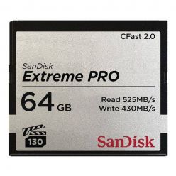 SanDisk Extreme Pro 64GB, CFast 2.0 karta, VPG130, 525R/430W
