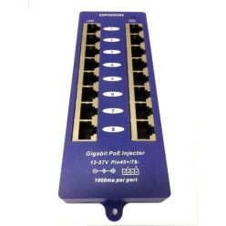 WiFiHW • POE-PAN8-GB • Gigabitový stíněný 8-portový PoE panel
