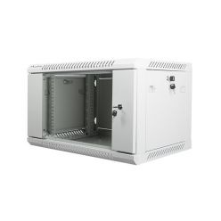 Nástěnný rack 19' 6U 600X450mm šedý
