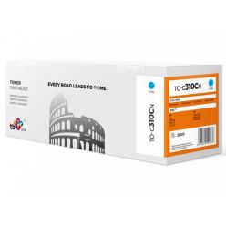 TB náhrada za toner pro OKI C310, azurový, 2000 stran