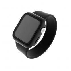 Ochranné pouzdro FIXED Pure+ s temperovaným sklem pro Apple Watch 40mm, černé