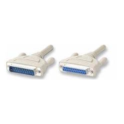 PremiumCord Datový kabel 25M-25F 5m 25ž.