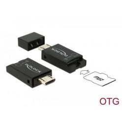 Delock OTG čtečka microSDXC karet do Micro USB konektoru