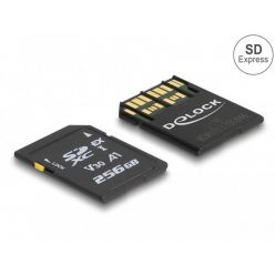Delock 256GB SD Express paměťová karta, 858R/804W
