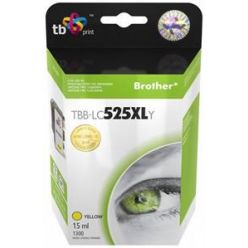 TB náhrada za Brother LC529 a LC539, žlutá, 15ml