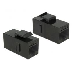 Delock UTP Cat 6. Keystone Modul RJ45 > RJ45, černý